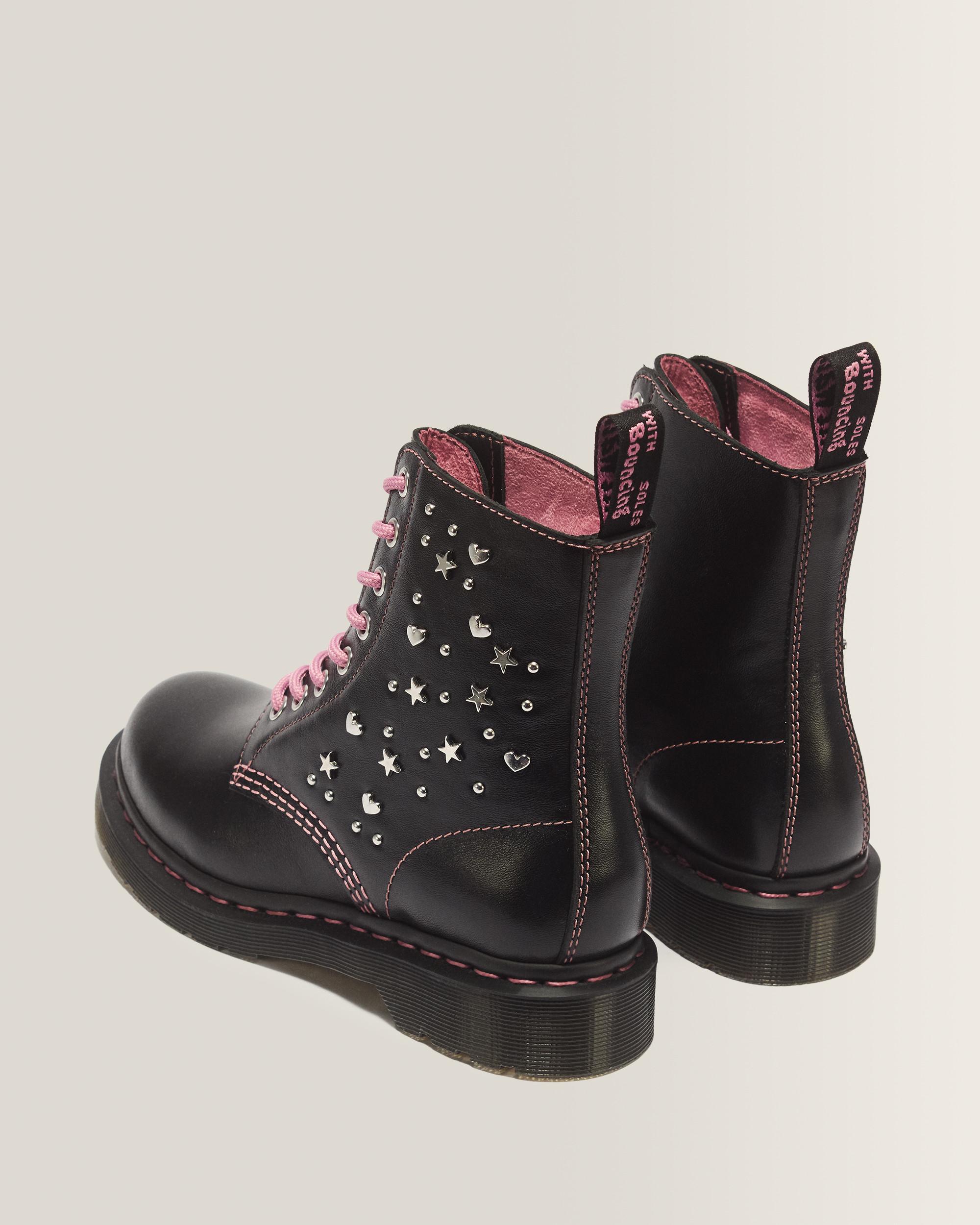 1460 Pascal Hearts & Stars Leather Lace Up Boots