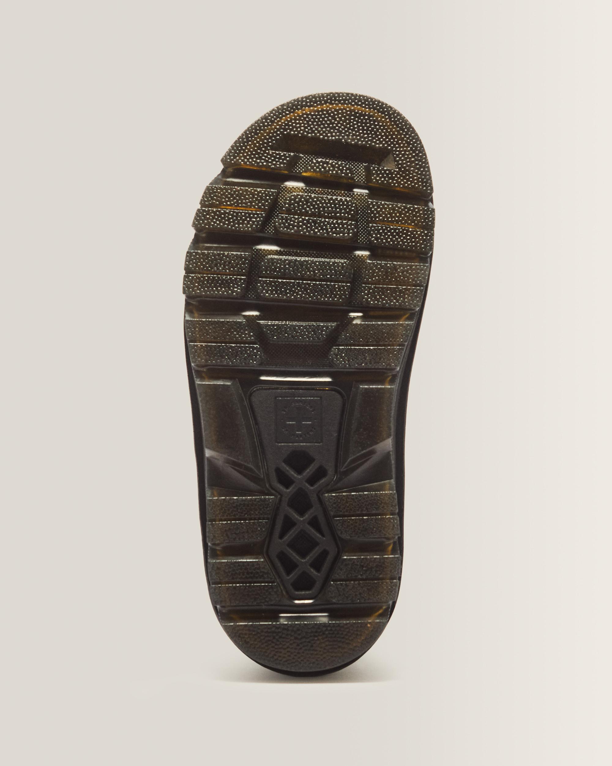Zebzag Milled Nubuck Mary Jane Shoes in Black
