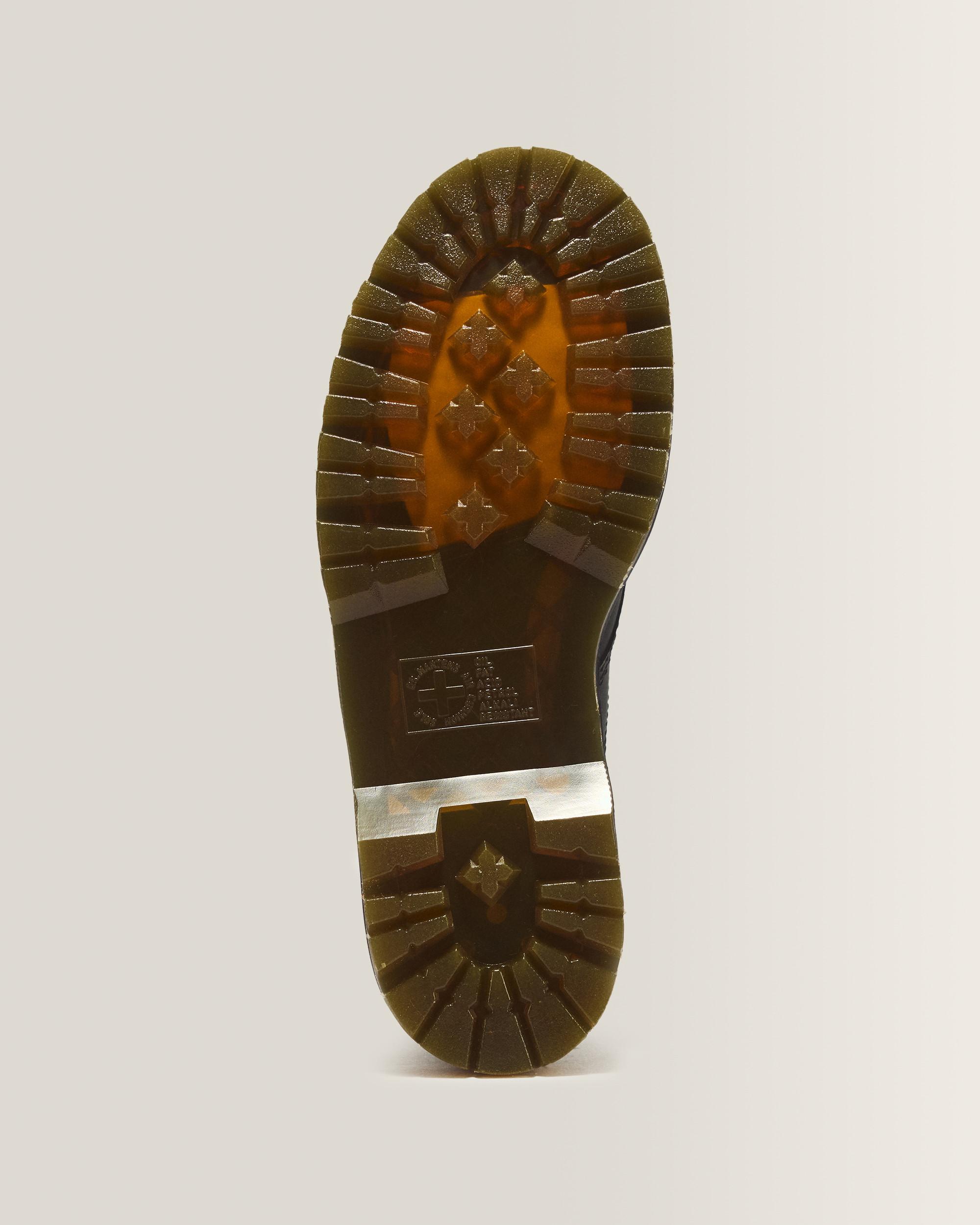 Musta Lowell 4 Eye Crazy Horse Leather Moc Toe -kengät