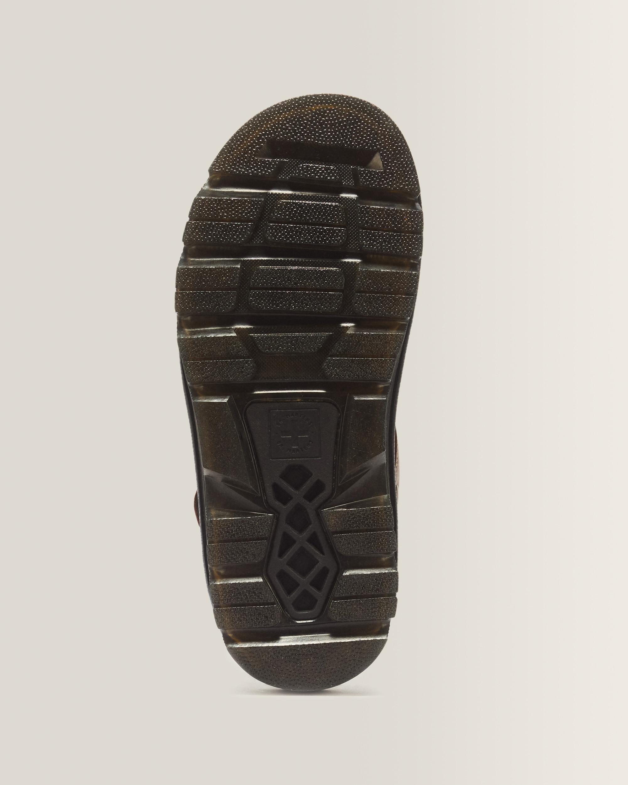Zebzag Crazy Horse Leather Mules in Dark Brown