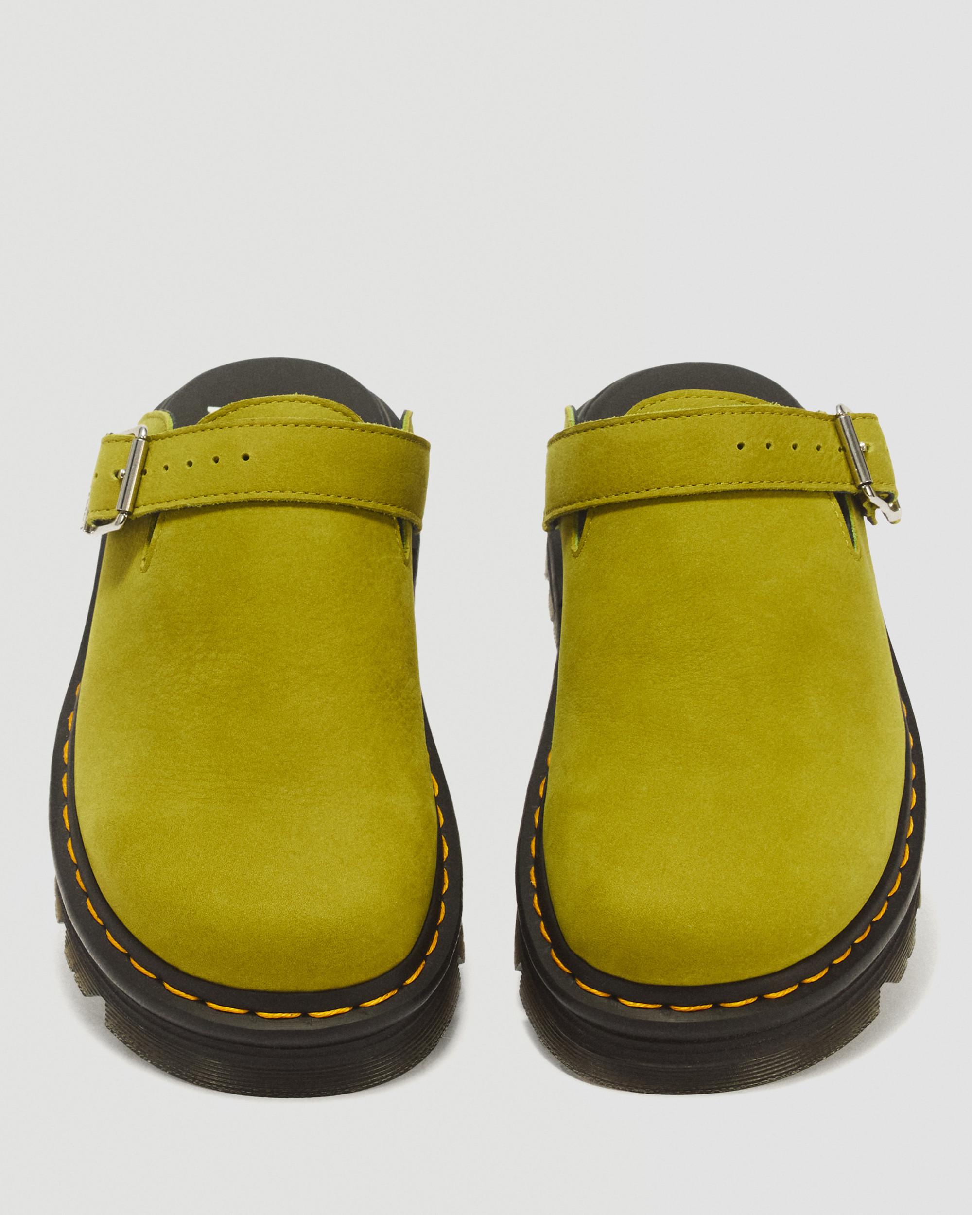 Zebzag Milled Nubuck Mules in | Dr. Martens