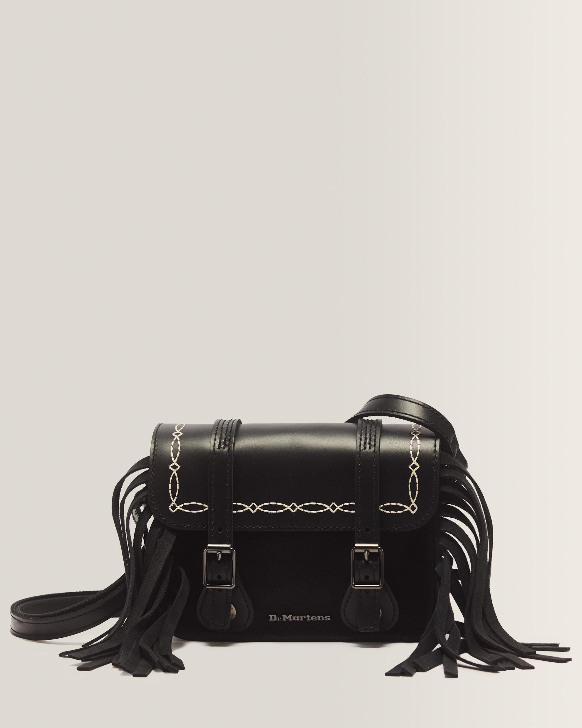 7 Inch Desert Rodeo Leather & Suede Satchel