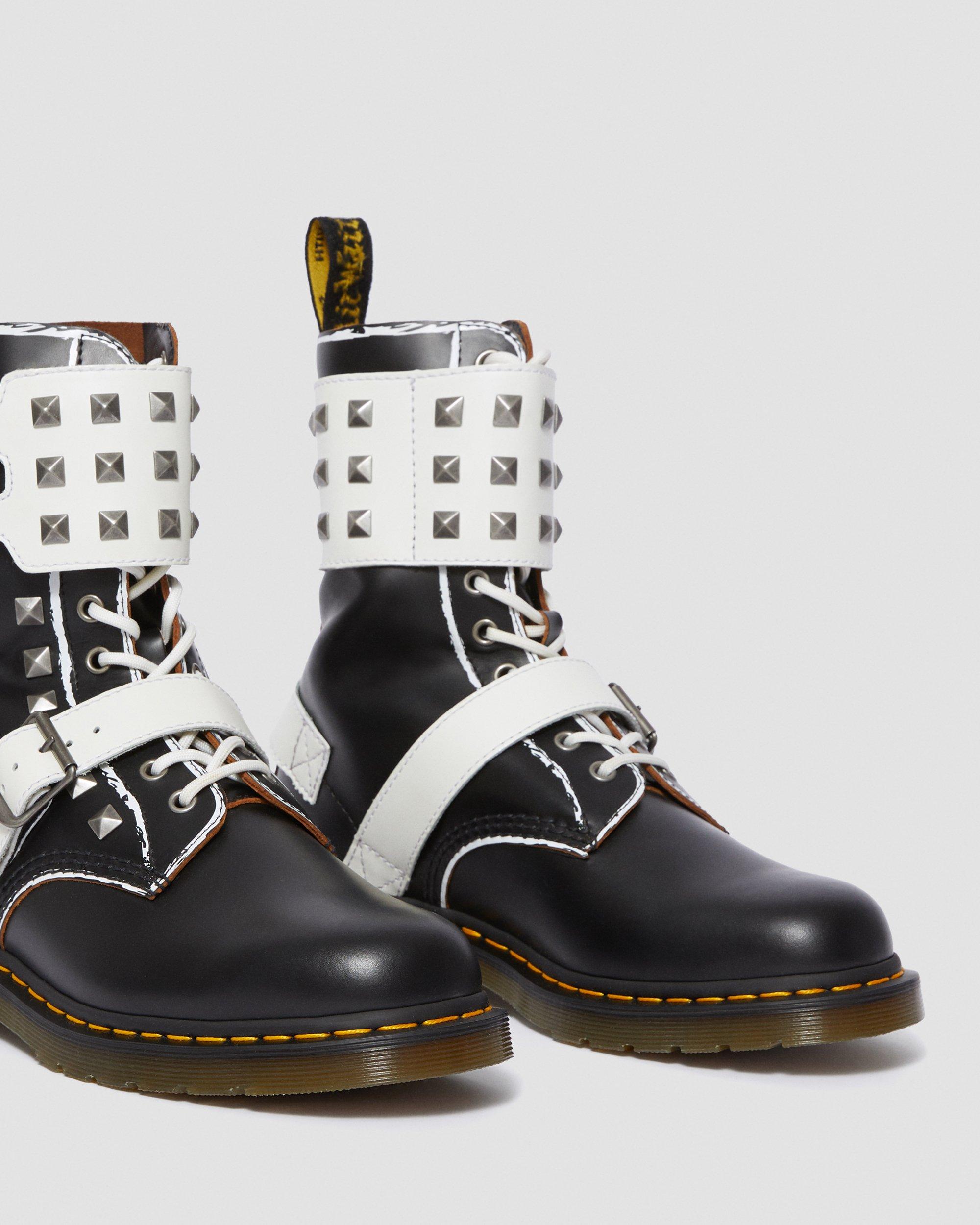 1490 JOSKA STUD LEATHER HIGH BOOTS