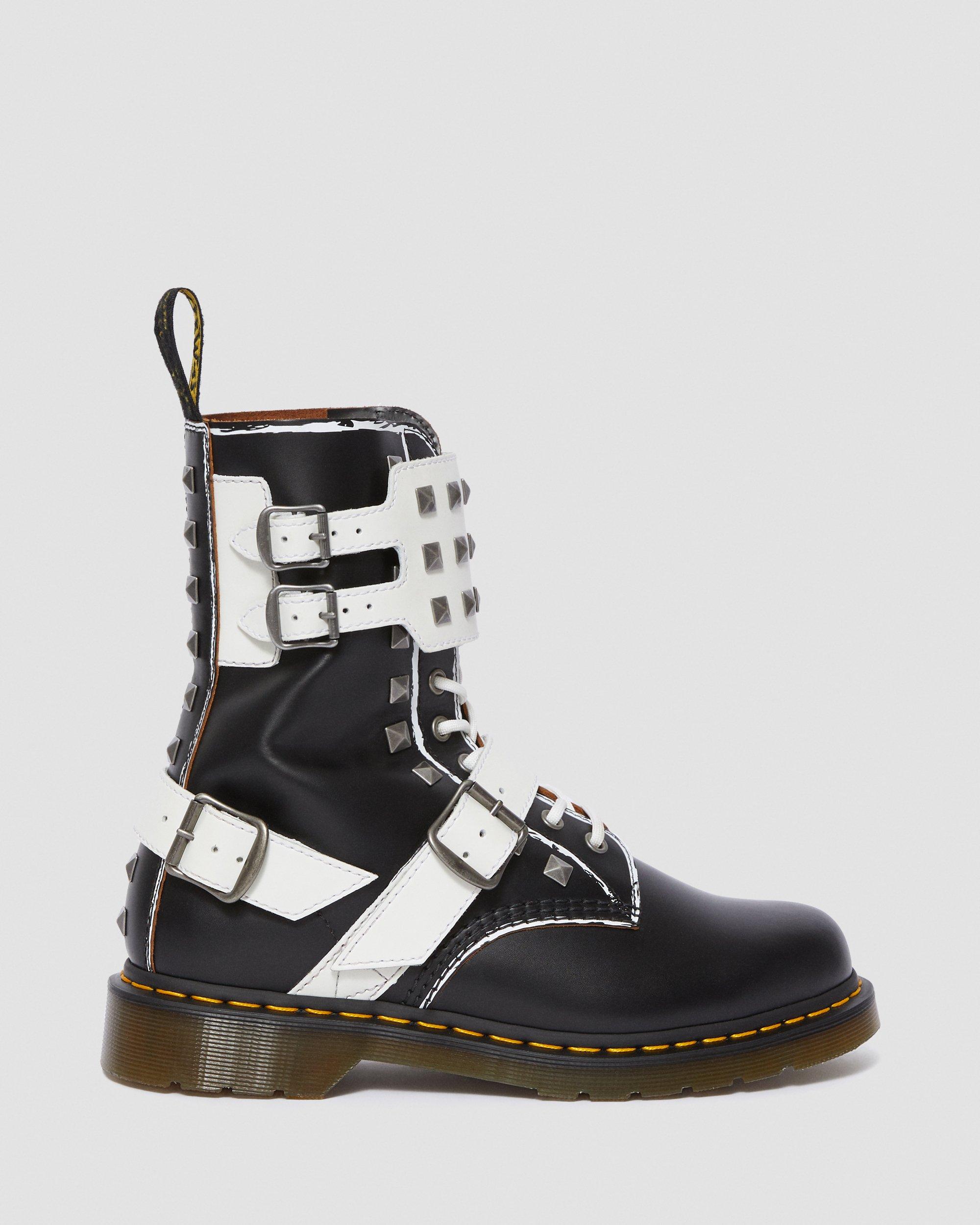 1490 JOSKA STUD LEATHER HIGH BOOTS