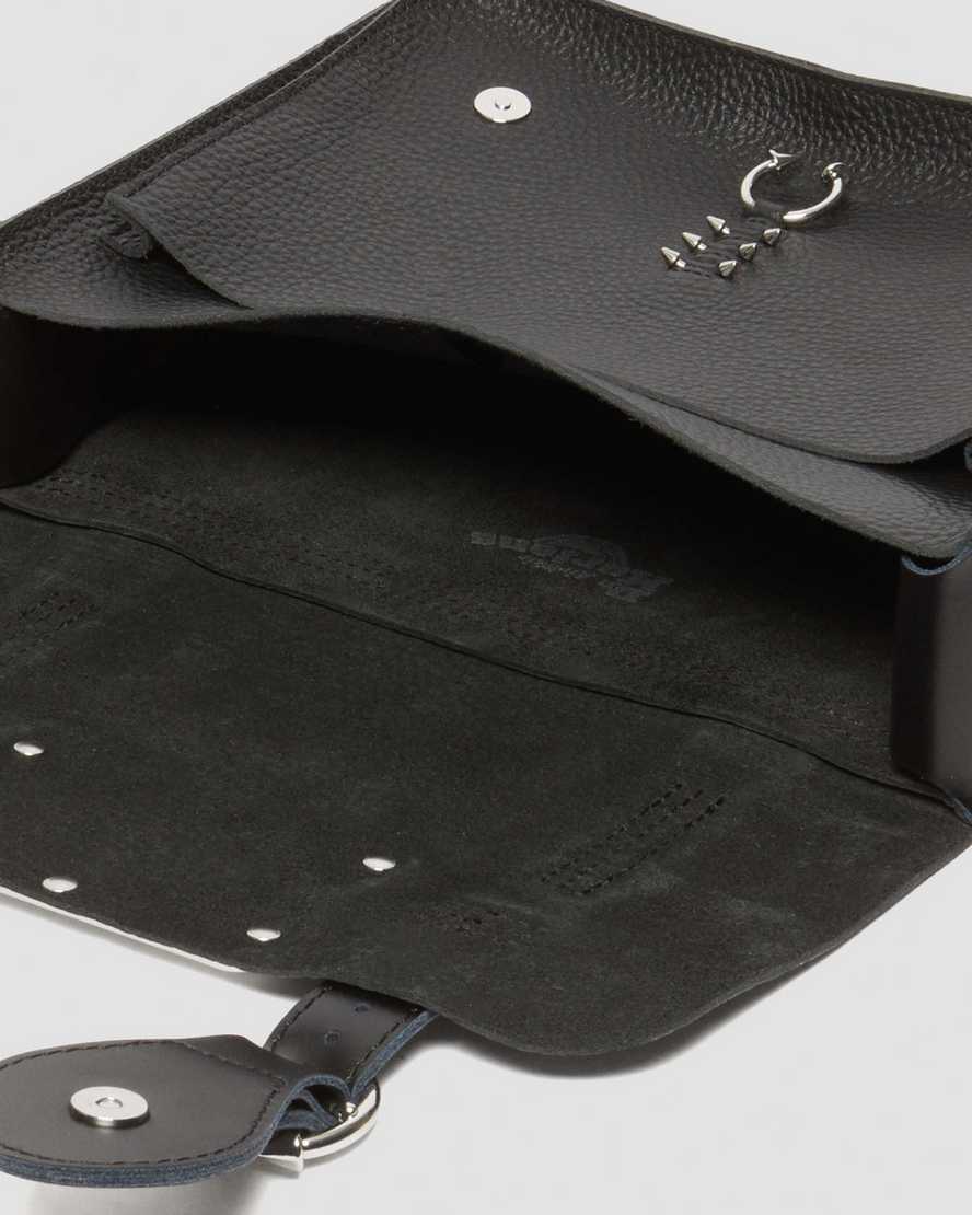11 Inch Hardware Leather Messenger Bag11 Inch Piercing Leather Messenger Bag Dr. Martens