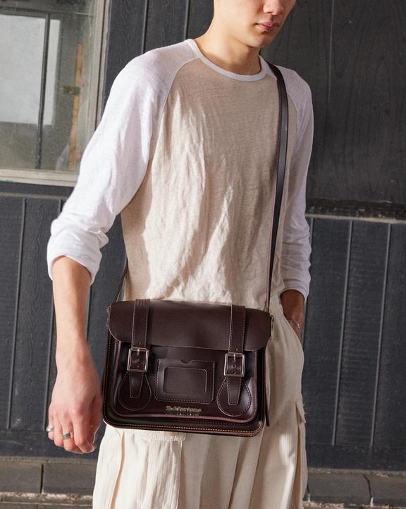 11 inch Leather Messenger Bag11 Inch Kiev Smooth Leather Satchel Dr. Martens