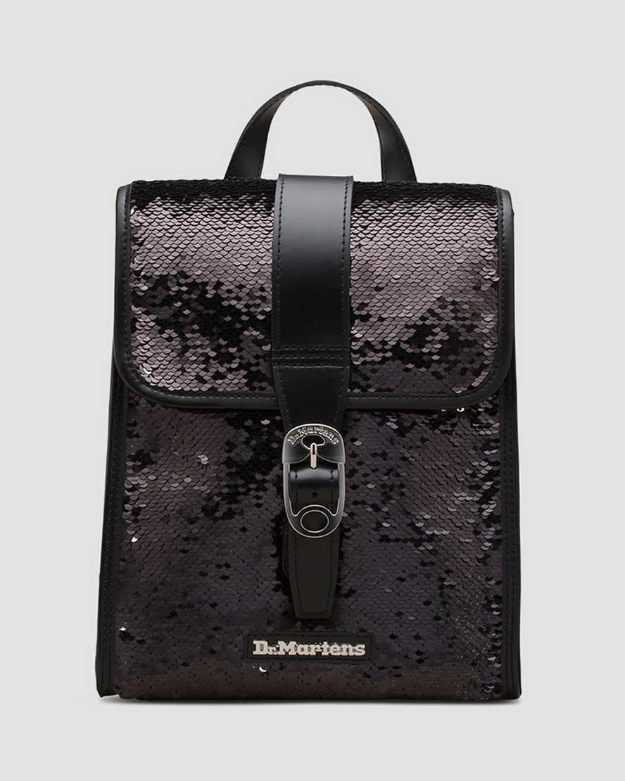 Mini Reversible Sequin Leather Backpack | Dr Martens