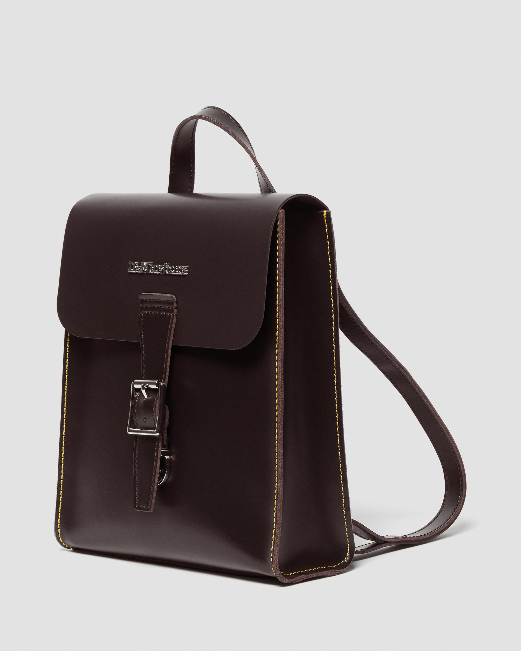 Leather Mini Backpack in BURGUNDY | Dr. Martens™