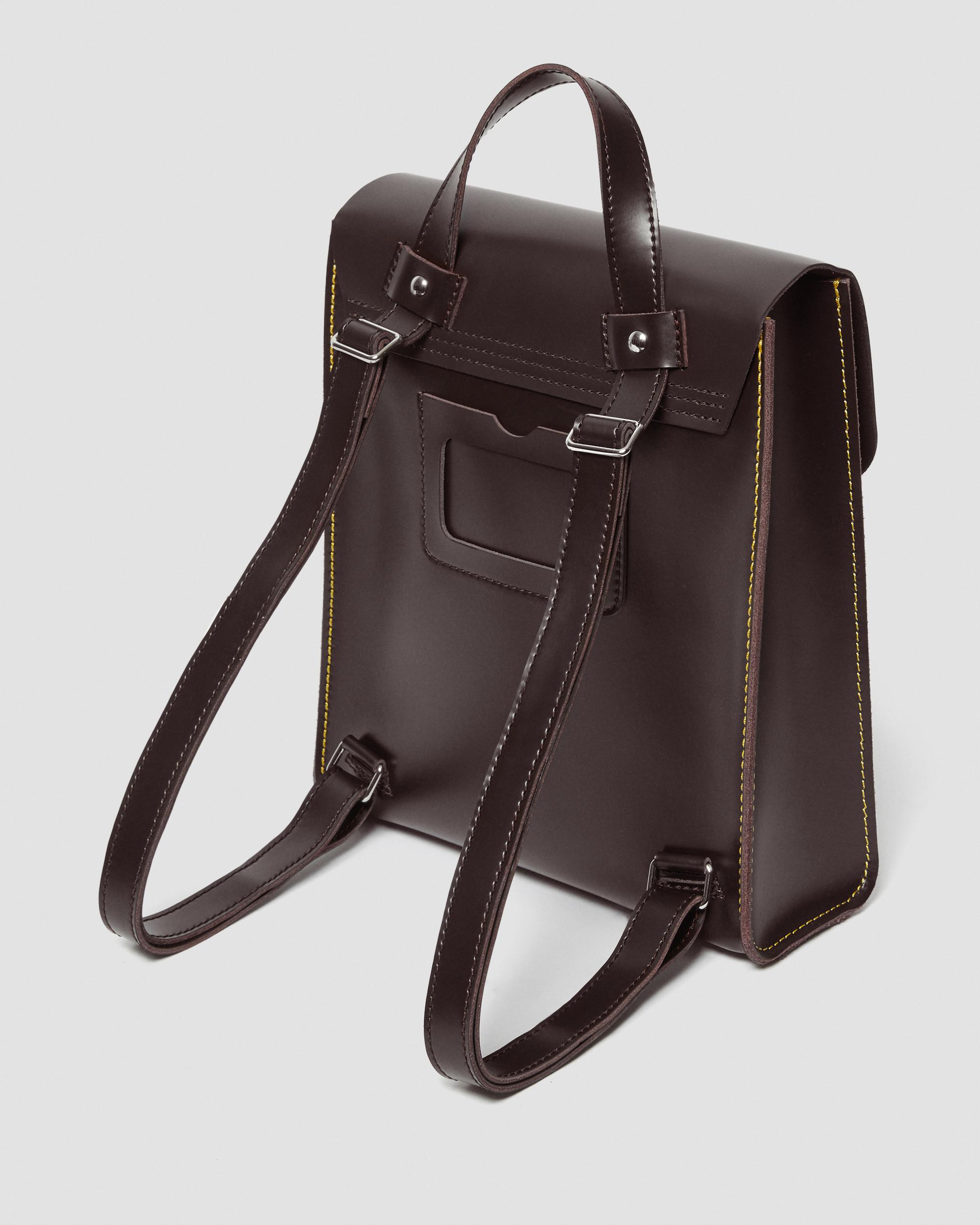 Leather Mini Backpack in BURGUNDY | Dr. Martens™