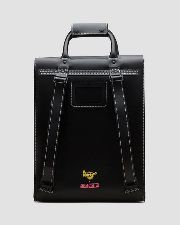 Sex Pistols Small Leather Backpack in Black | Dr. Martens Sex Pistols Small Leather Backpack in Black | Dr. Martens