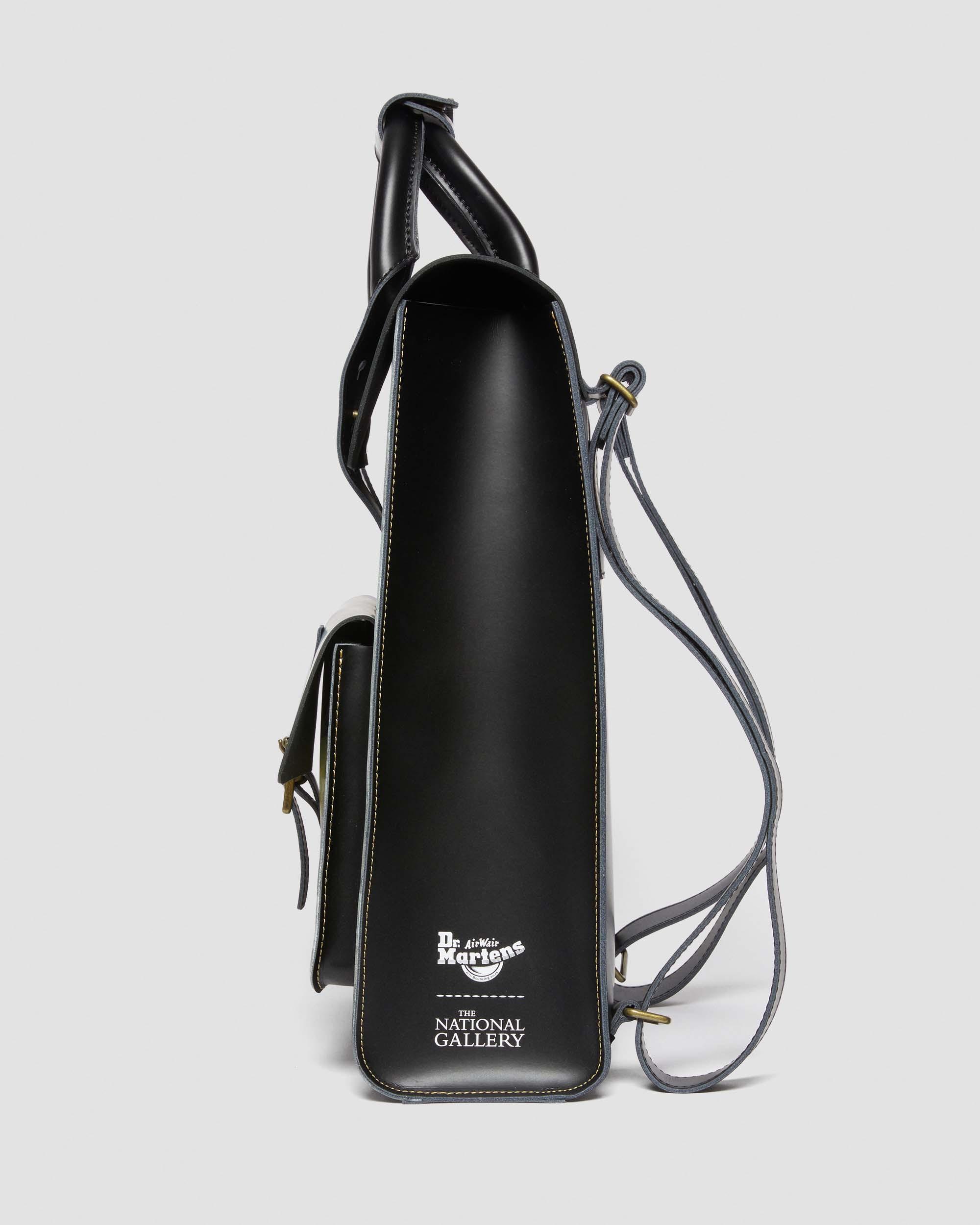 限定!レザーリュックDr.Martens×The NationalGallery THE NATIONAL GALLERY HARMEN STEENWYCK LEATHER BACKPACK in White