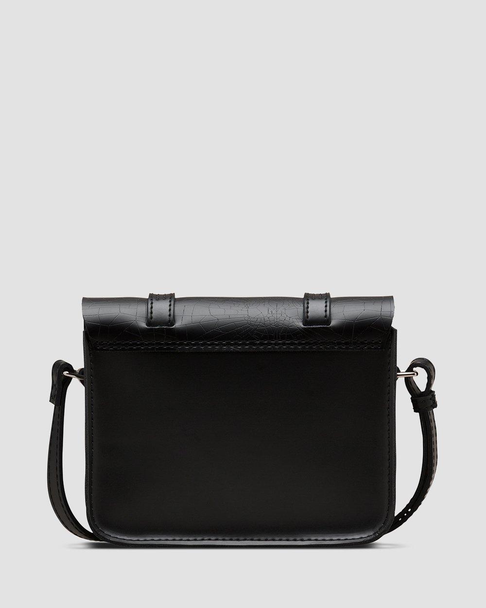 7'' SKULL WEB SATCHEL in BLACK+BLACK | Dr. Martens™