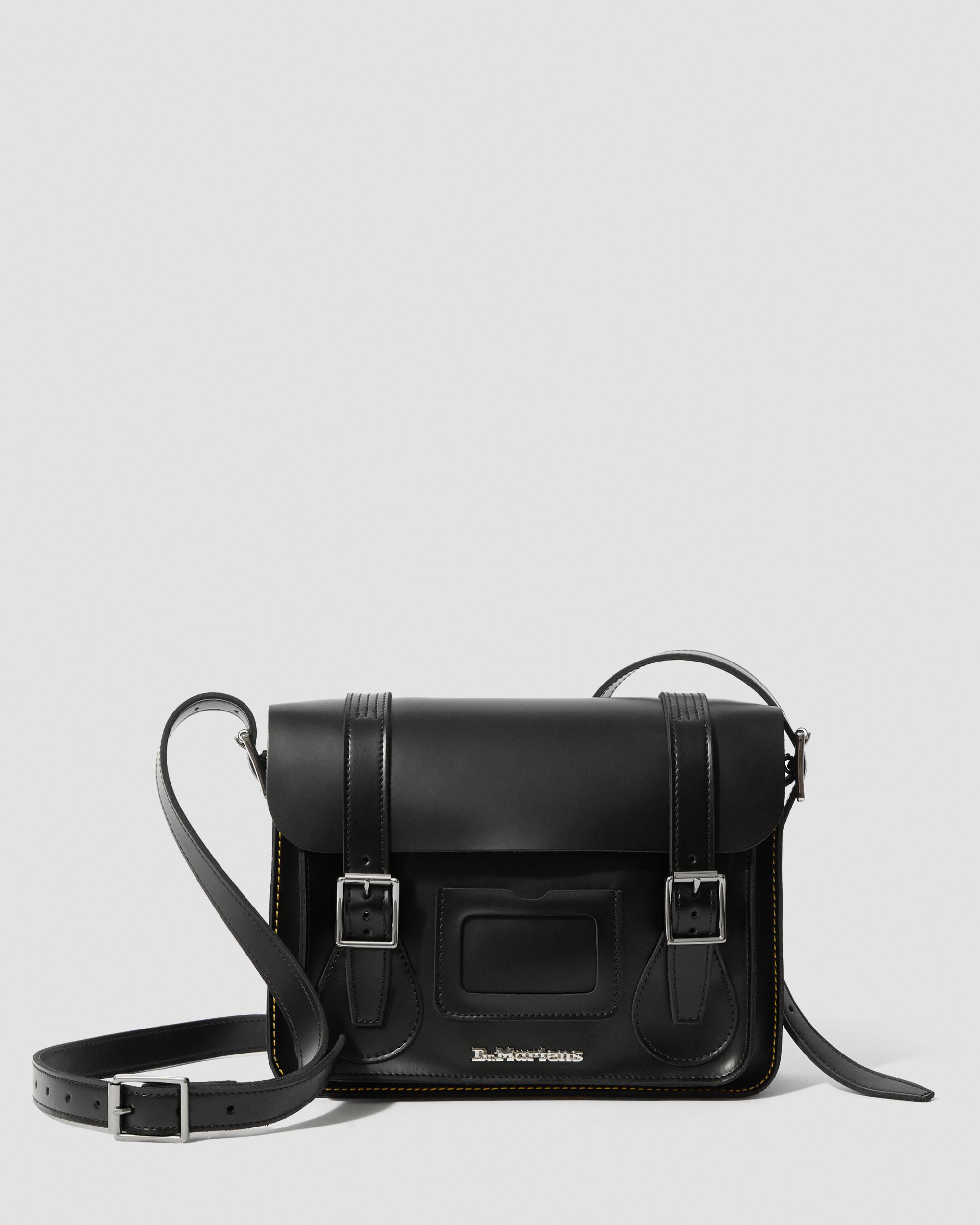 11 inch Leather Messenger Bag in Black | Dr. Martens