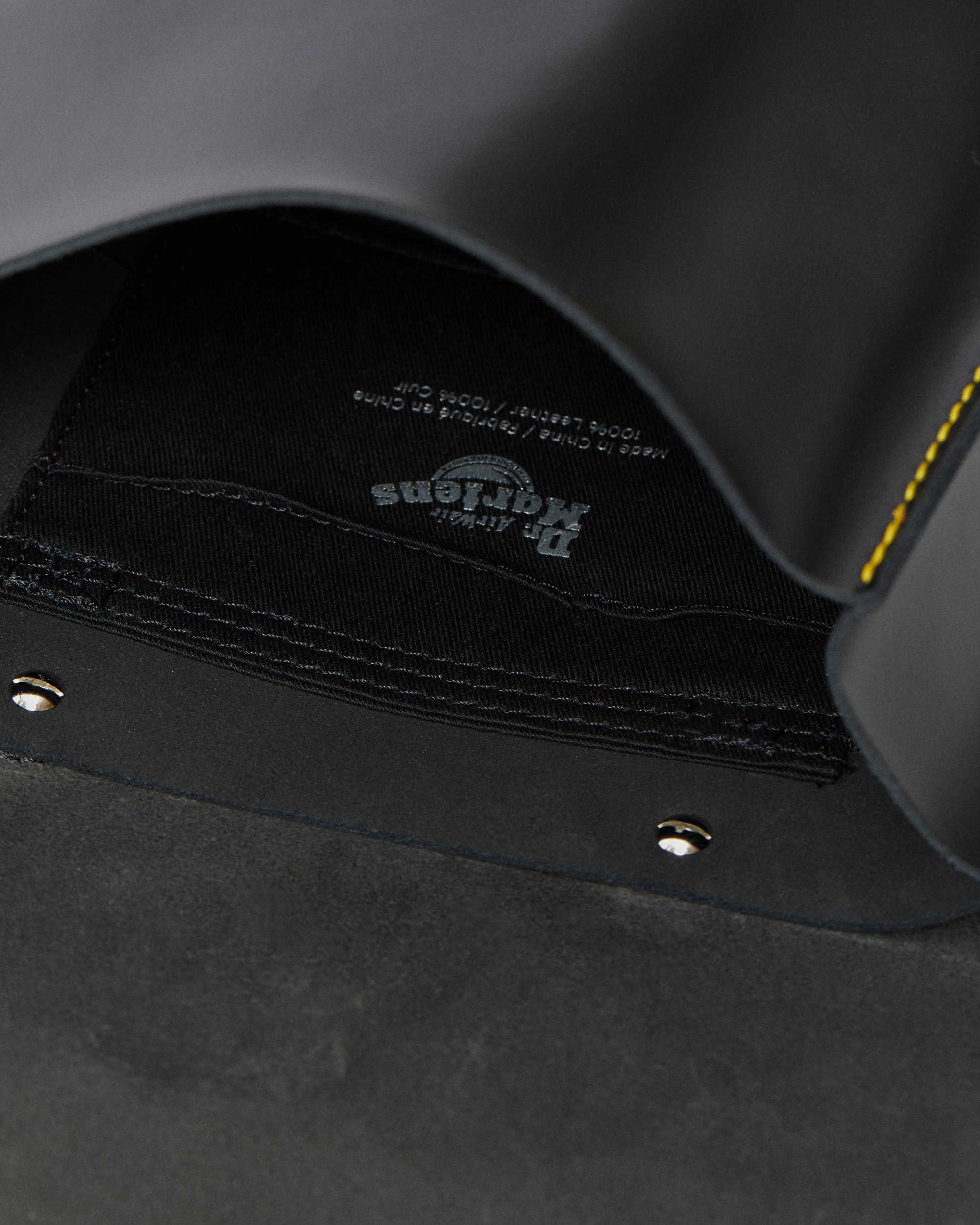 Kiev Smooth Leather Mini Backpack in Black