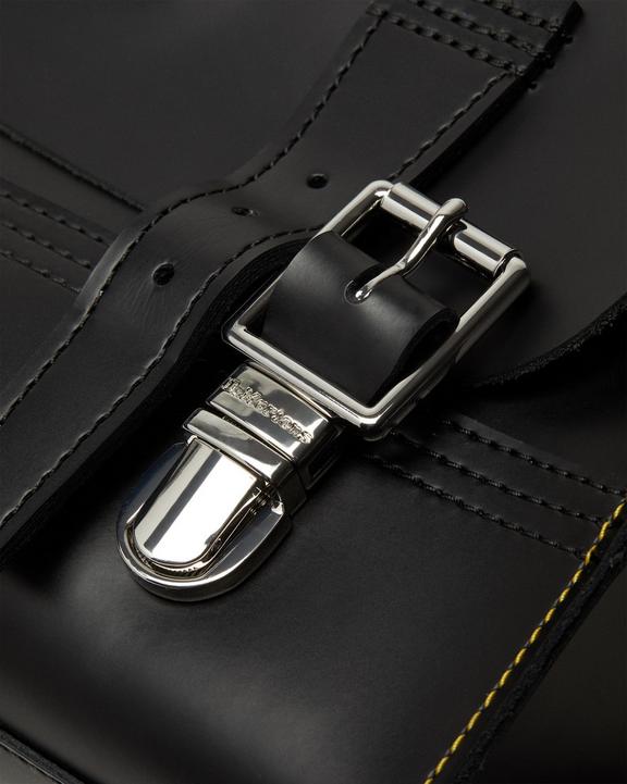 Leather Box Backpack in Black | Dr. Martens Leather Box Backpack in Black | Dr. Martens
