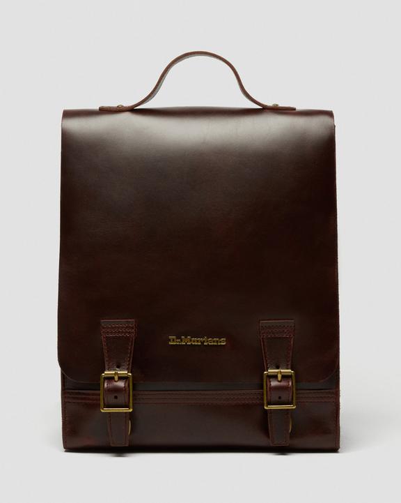 Leather Box Backpack in Brown | Dr. Martens Leather Box Backpack in Brown | Dr. Martens