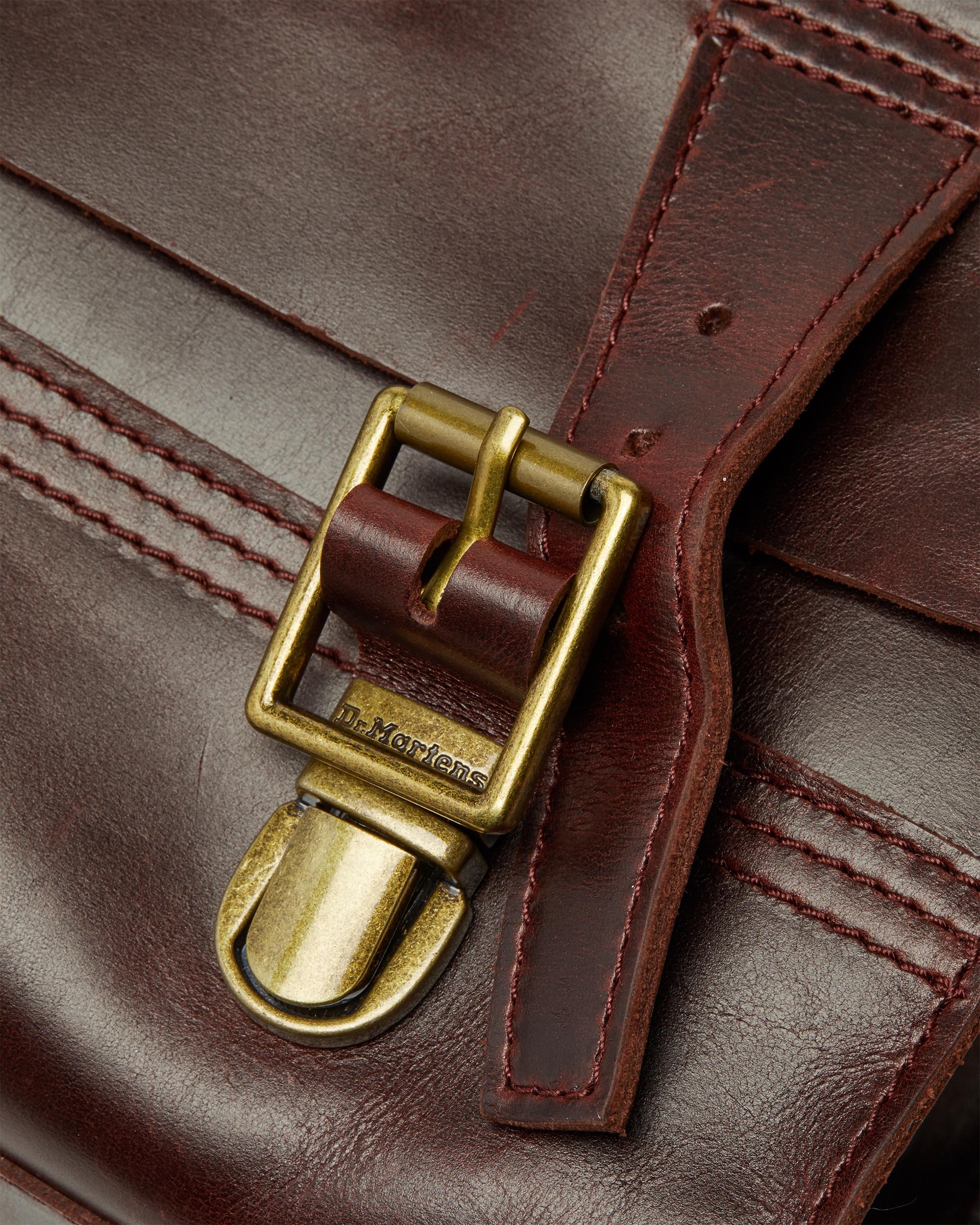 Leather Box Backpack in CHARRO | Dr. Martens™