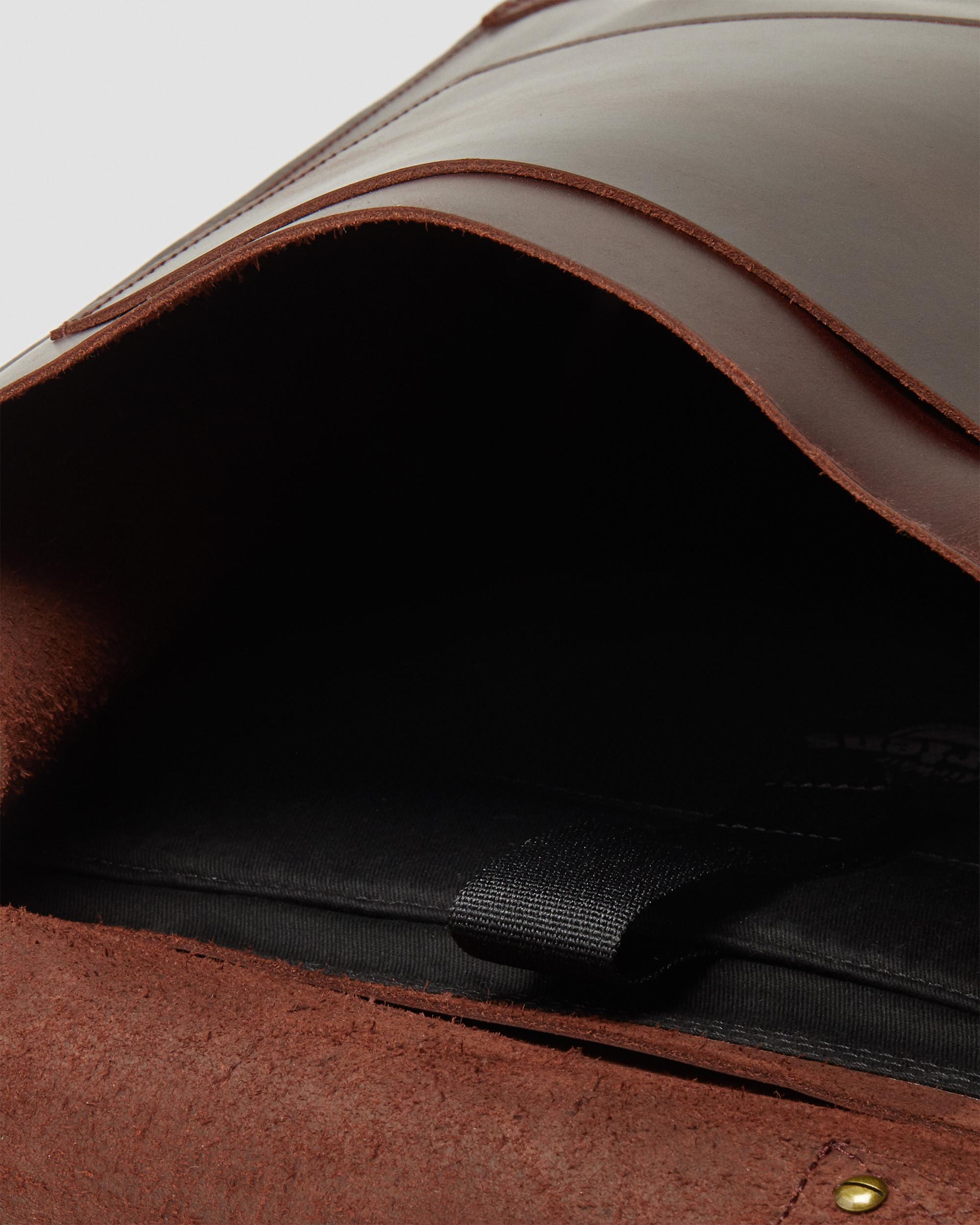 Leather Box Backpack in CHARRO | Dr. Martens™