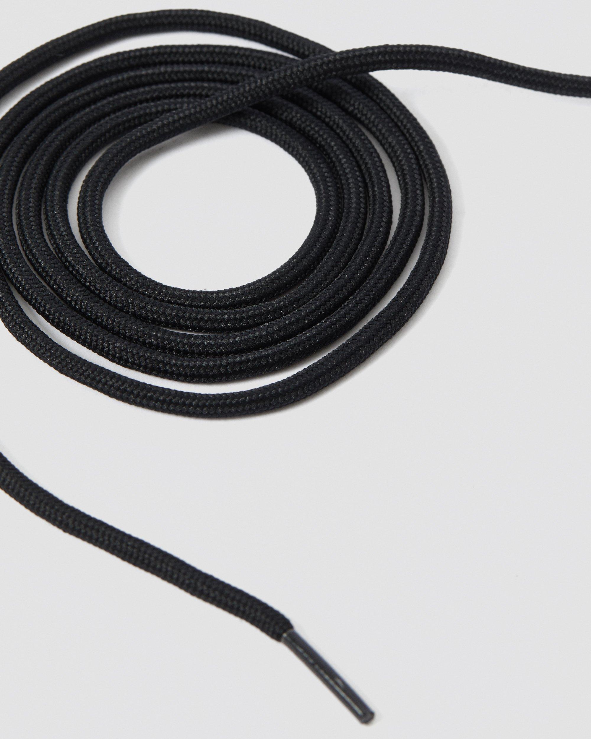 55 Inch Round Shoe Laces (8-10 Eye) in Black