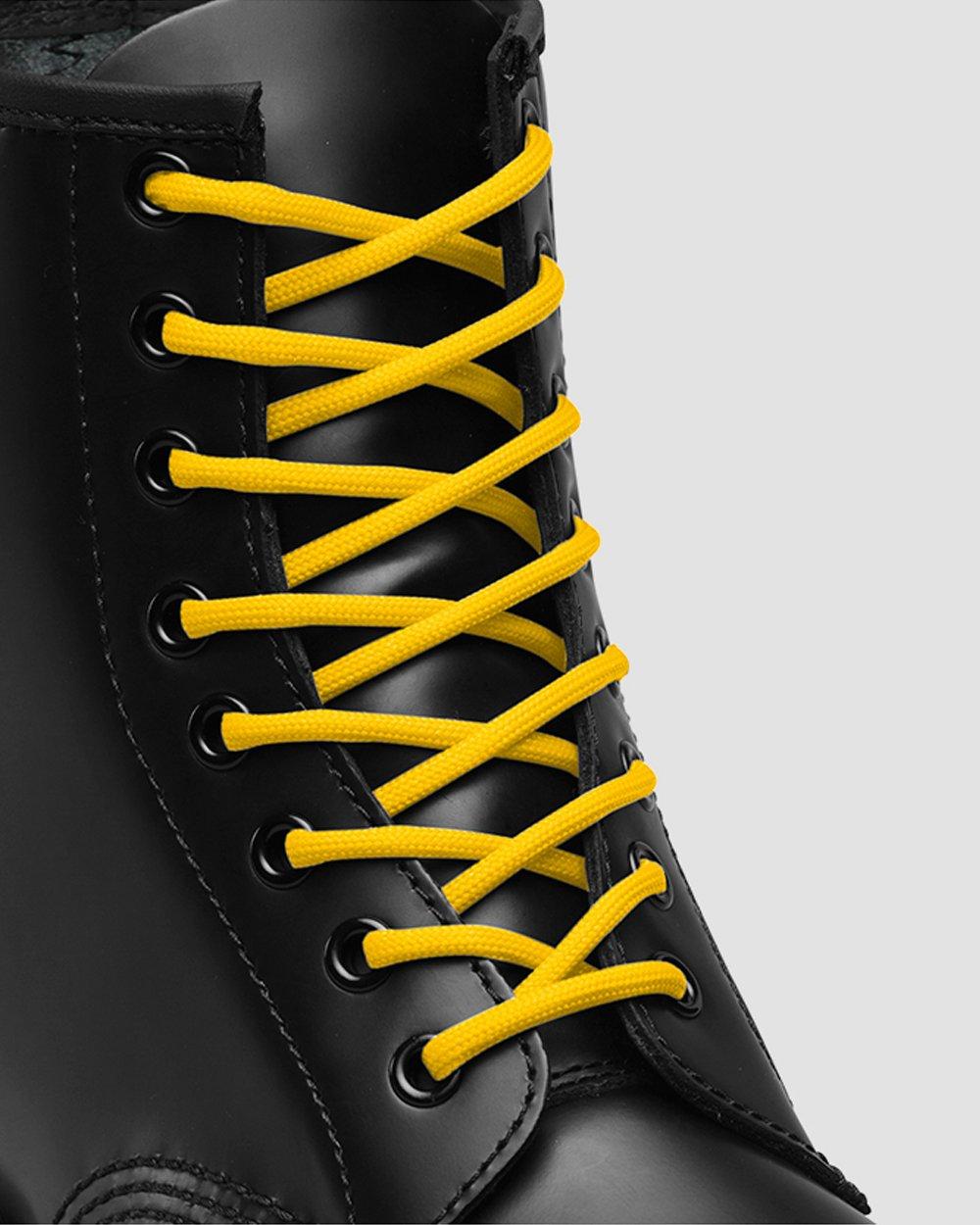 doc martens yellow shoes