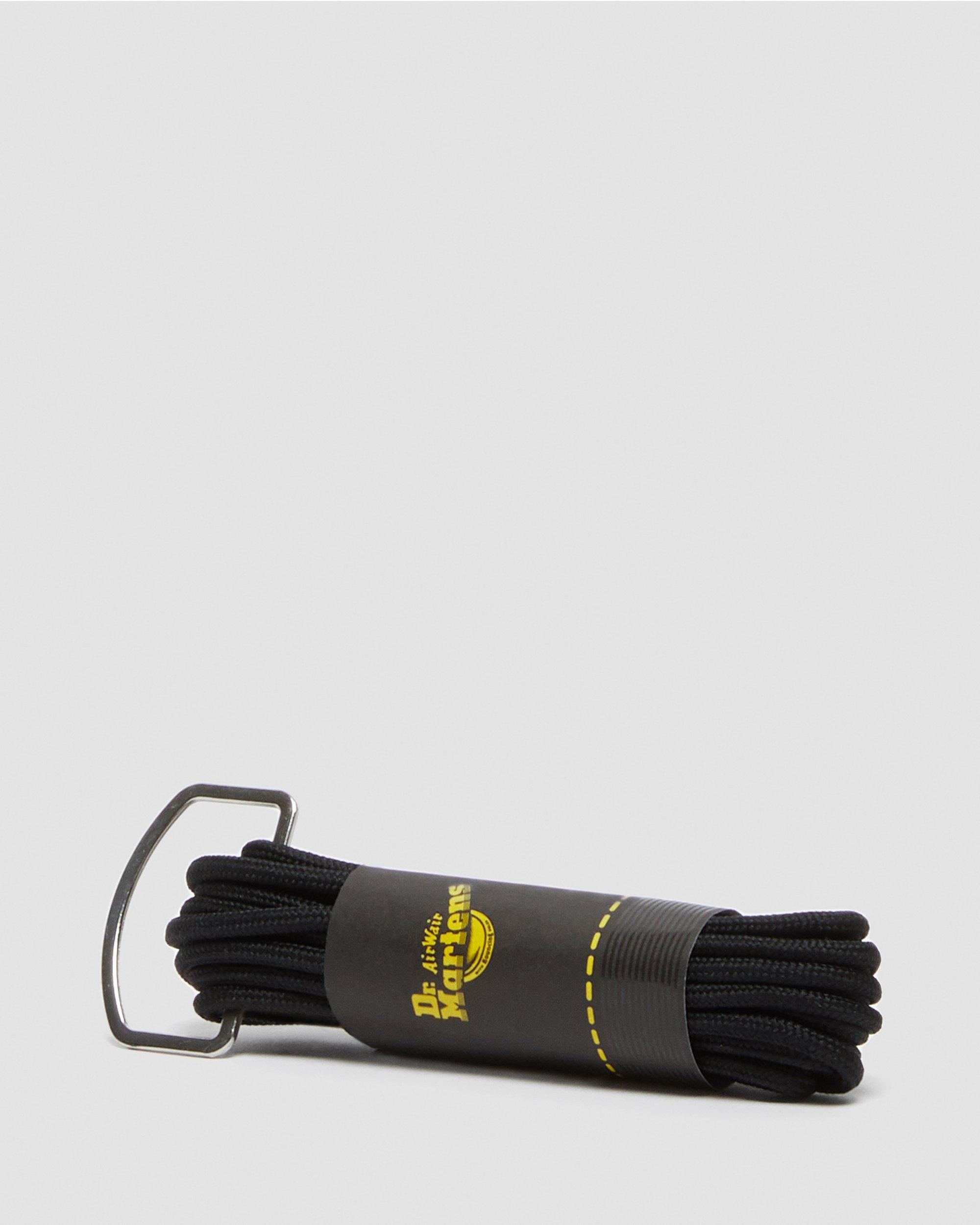 210 cm Ronde Schoenveters (12-14 Veterogen) in Zwart