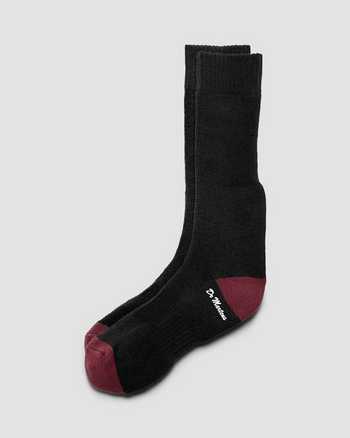 BLACK+OXBLOOD | Socks | Dr. Martens