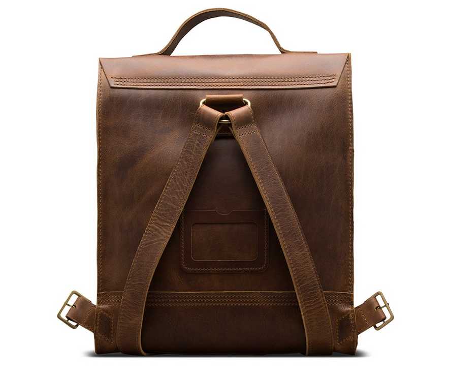 Orleans Leather Box Backpack | Dr Martens