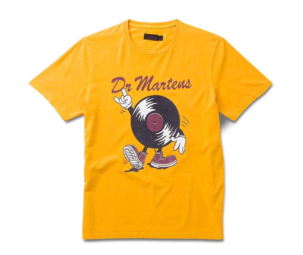 Record Man T-Shirt Dr. Martens