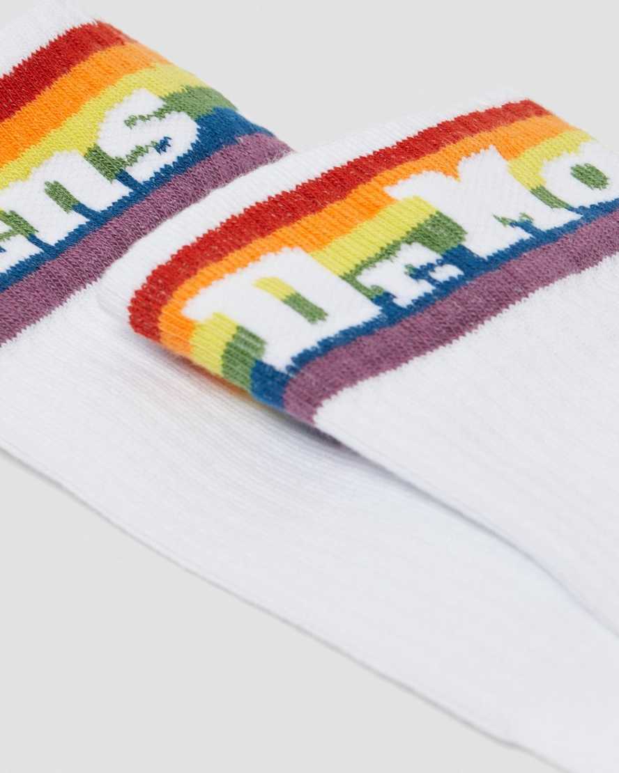 For Pride Athletic Logo Cotton Blend Socks | Dr Martens