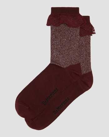 METALLIC CHERRY RED | Socks | Dr. Martens