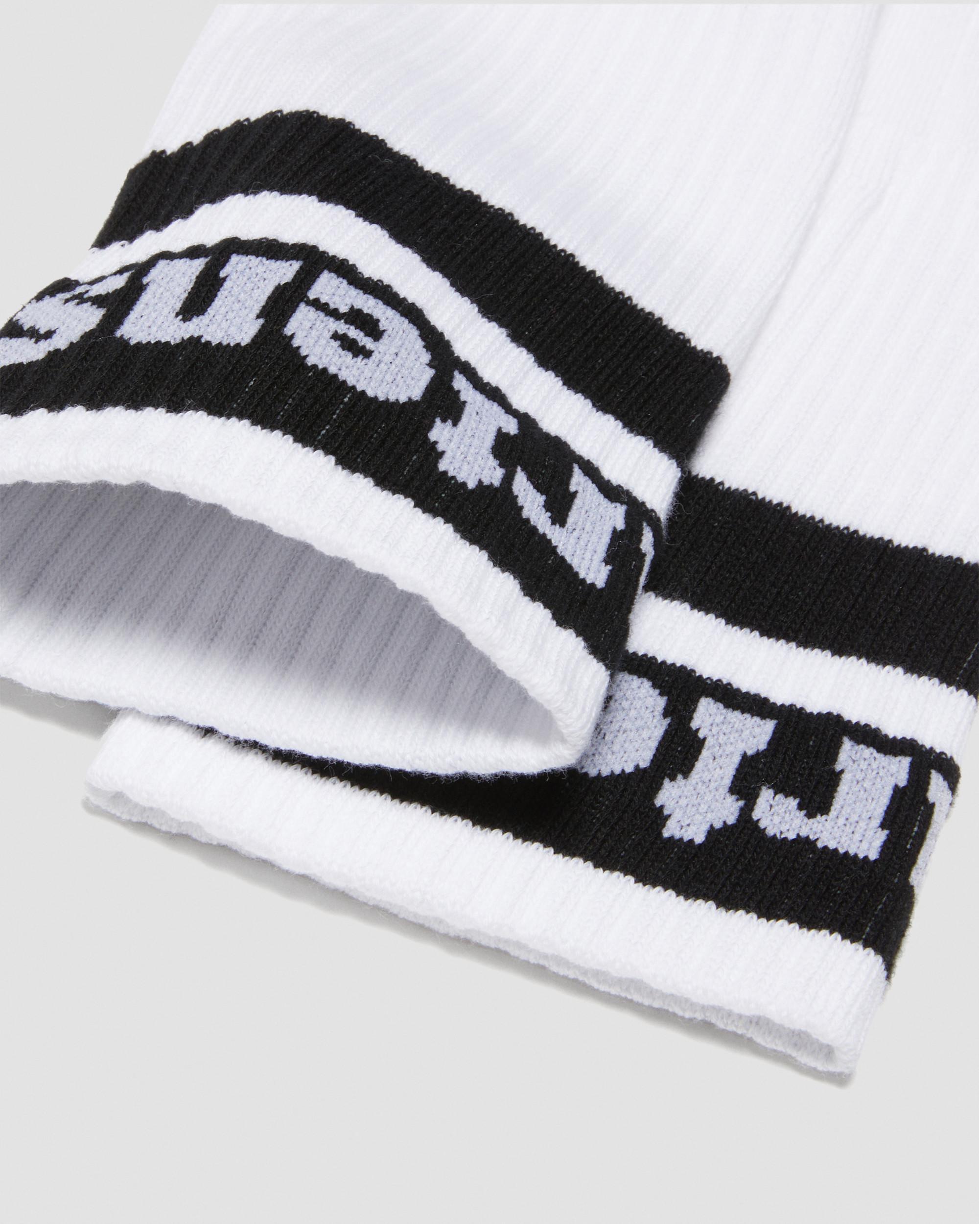 Athletic Logo Organic Cotton Blend Socks
