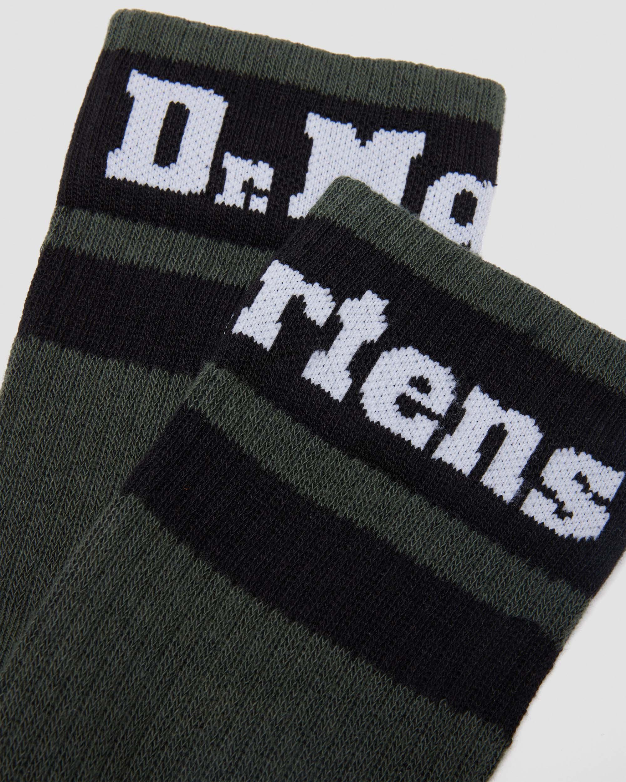 Athletic Logo Sock in FOREST GREEN