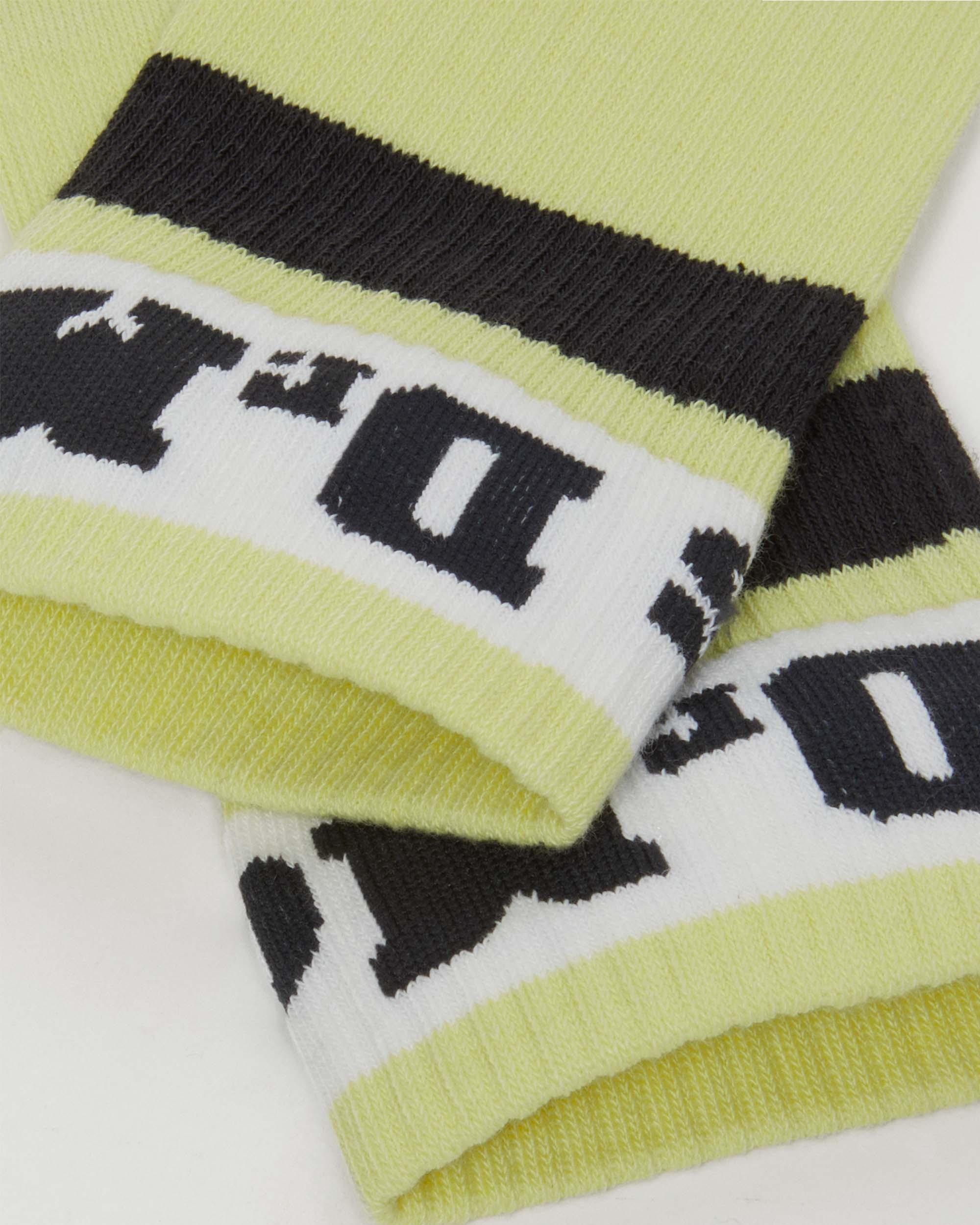 Athletic Logo Organic Cotton Blend Socks