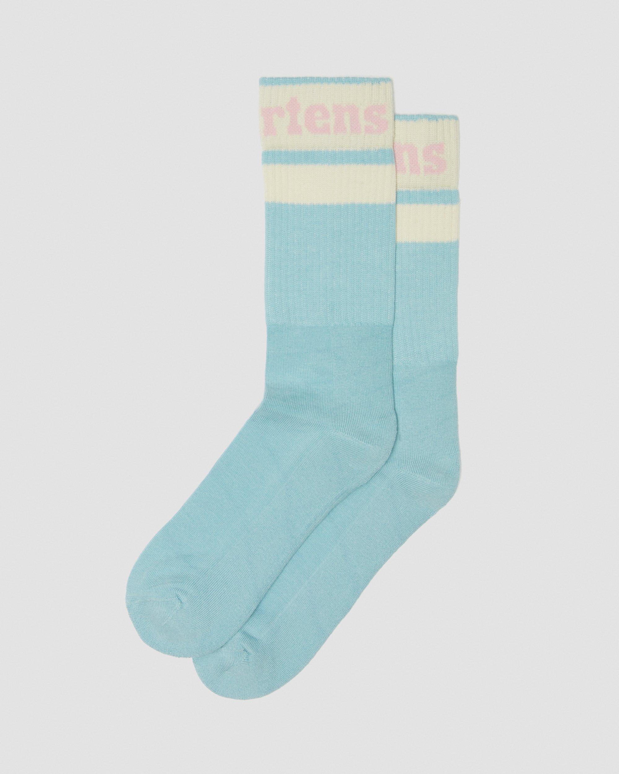 Athletic Logo Organic Cotton Blend Socks