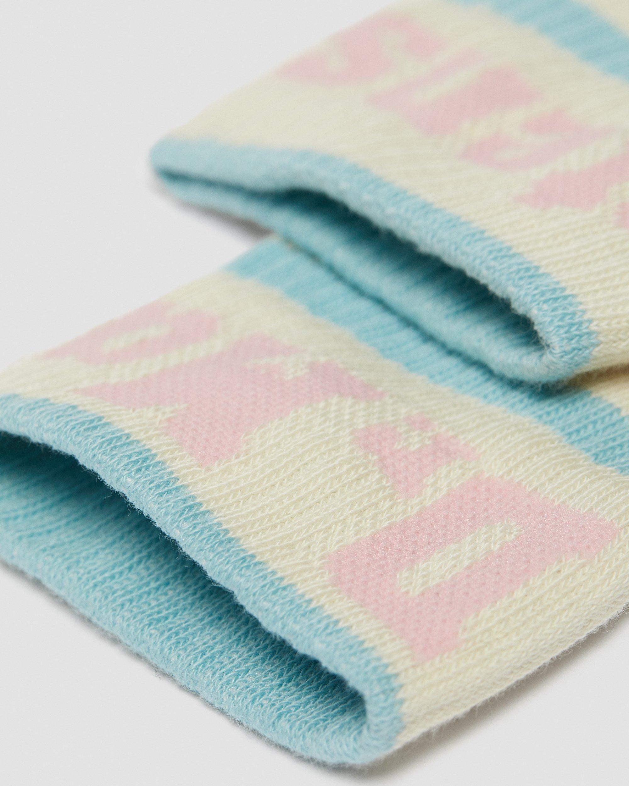 Athletic Logo Organic Cotton Blend Socks