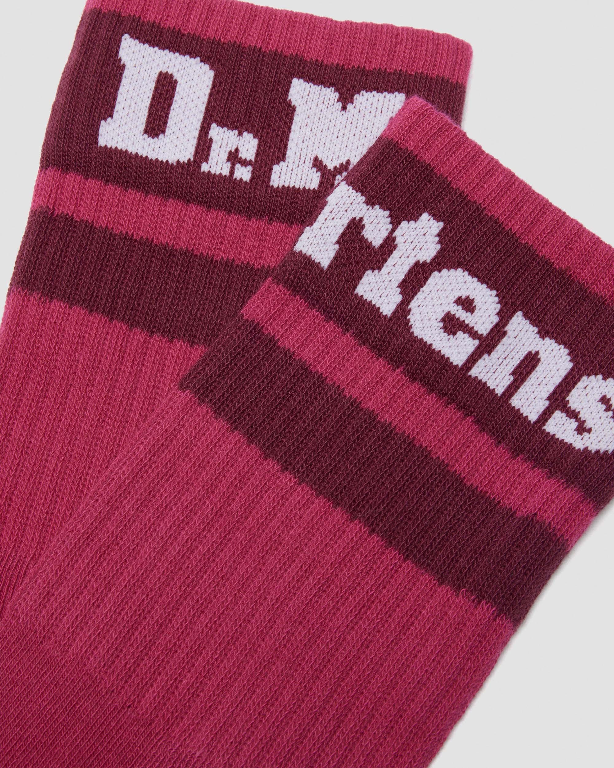Dr. Martens Athletic Logo Sock In Pink
