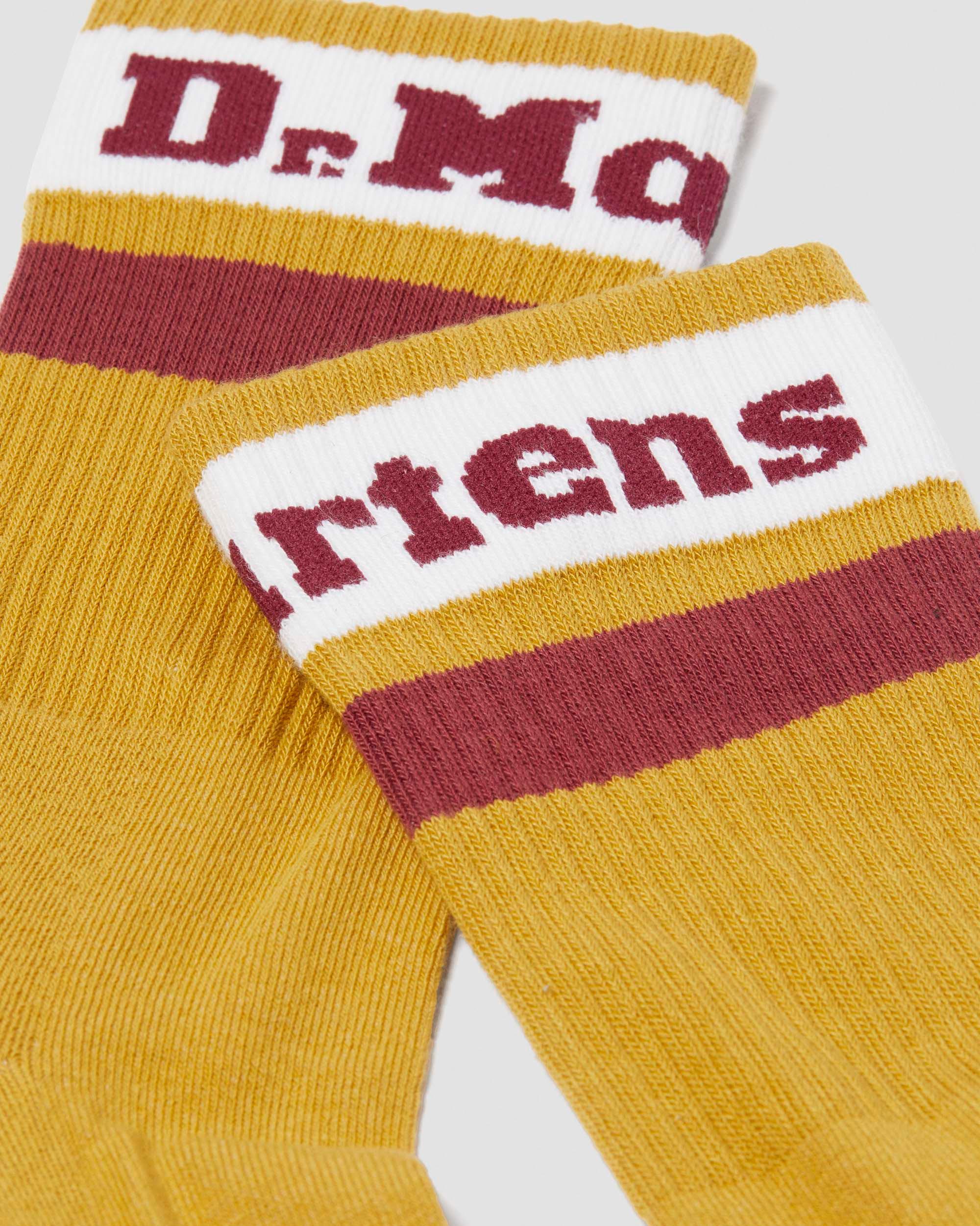 Athletic Logo Organic Cotton Blend Socks