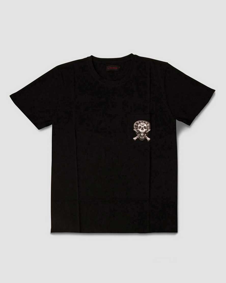 PLECTURM SKULL TEE (WITH POCKET) | Dr Martens