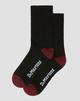BLACK+CHERRY RED | Socks | Dr. Martens