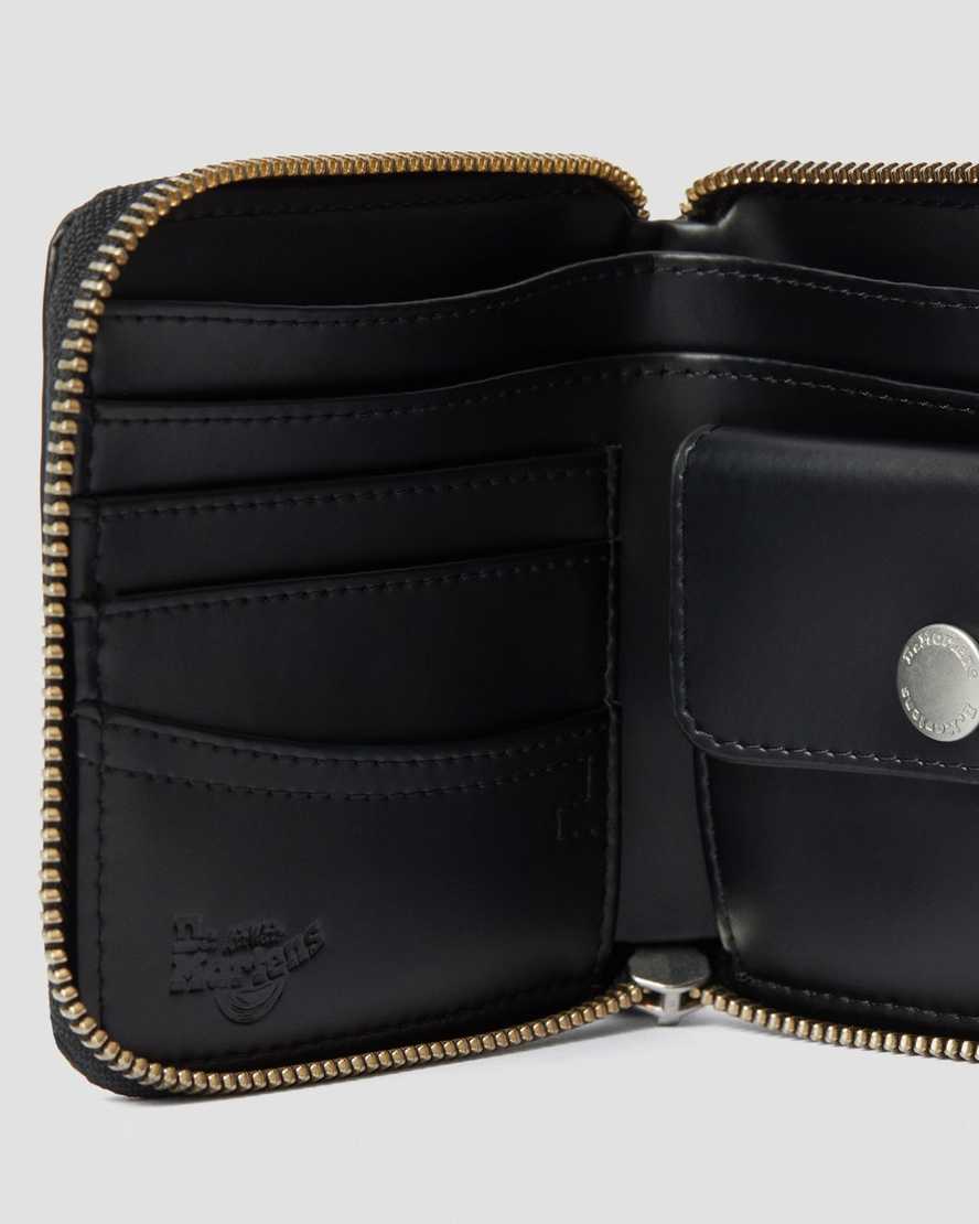 Kiev Leather Zip Wallet | Dr Martens