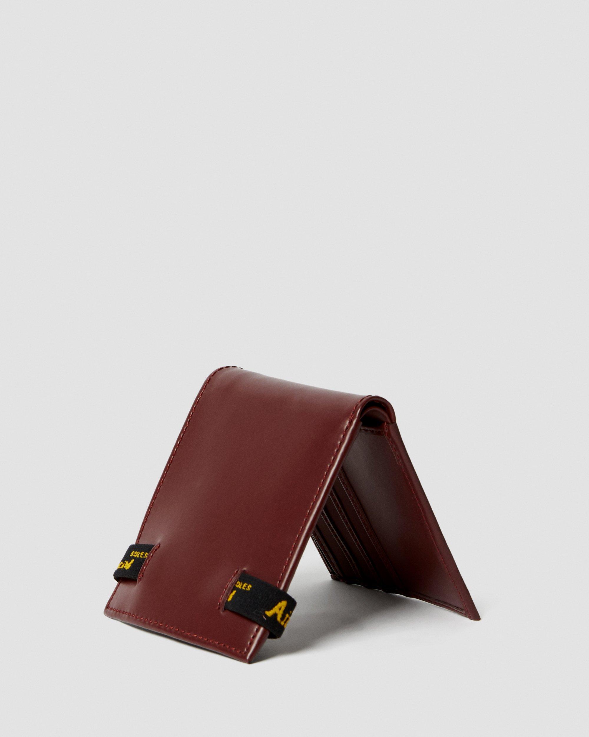 Kiev Leather Elastic Wallet in CHERRY RED | Dr. Martens™