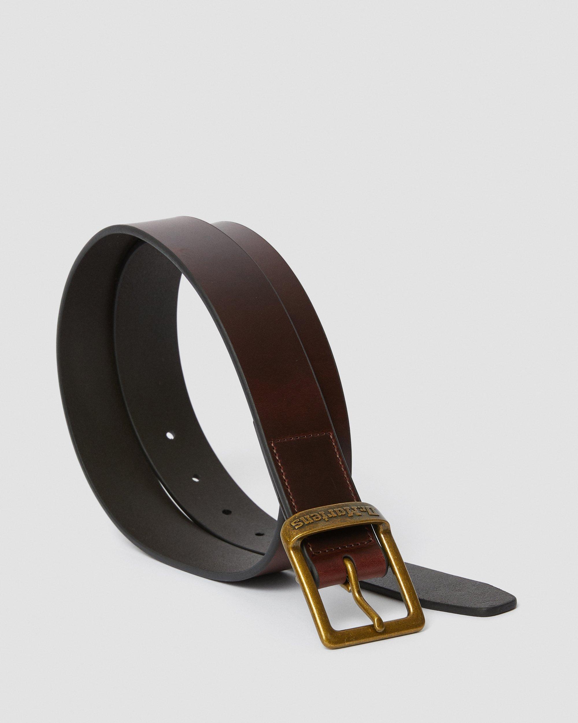Brando Leather Belt in CHARRO | Dr. Martens™