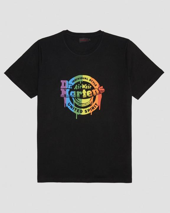 Regenbogen Logo T-Shirt Dr. Martens
