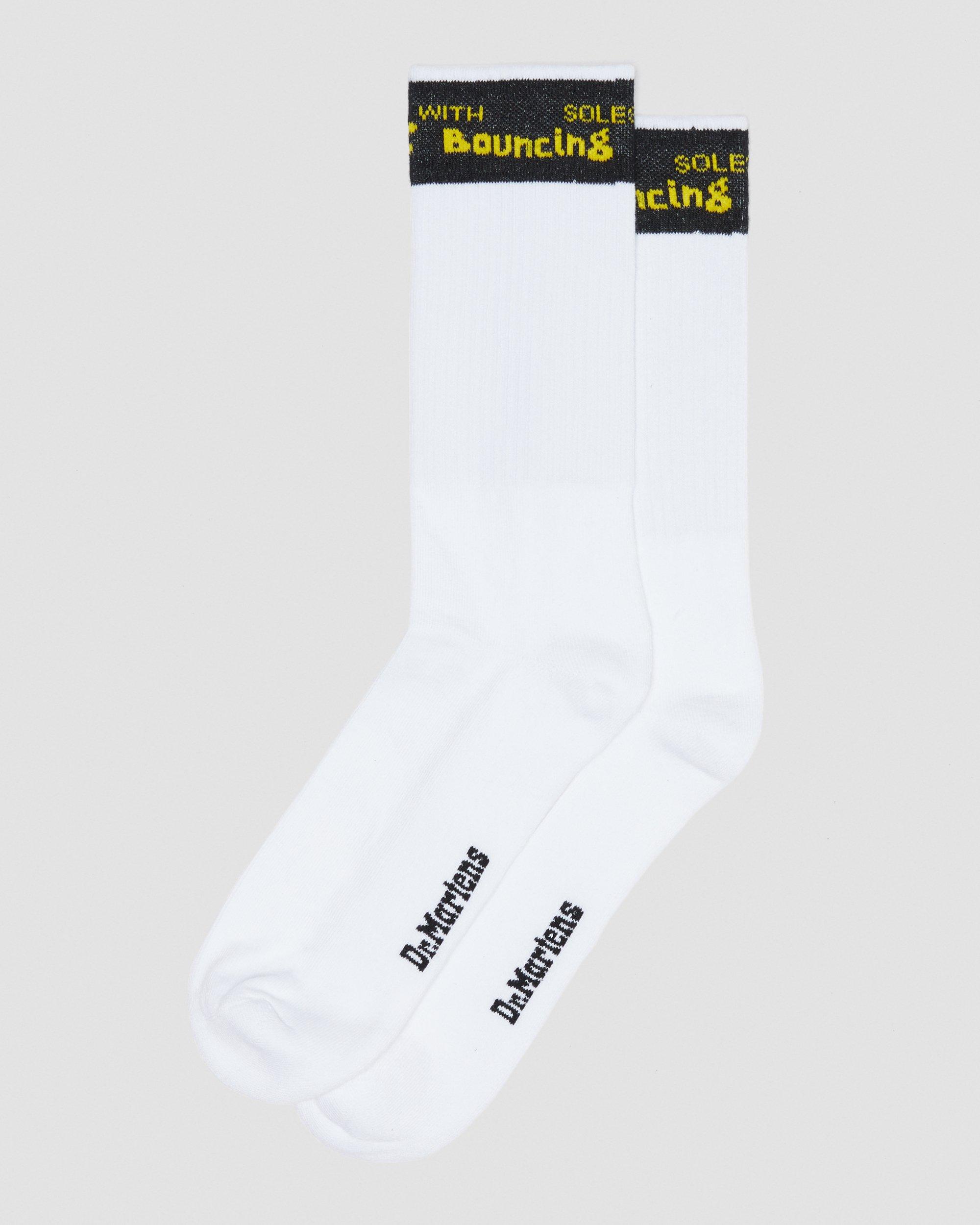 Athletic DNA Socks, White | Dr. Martens