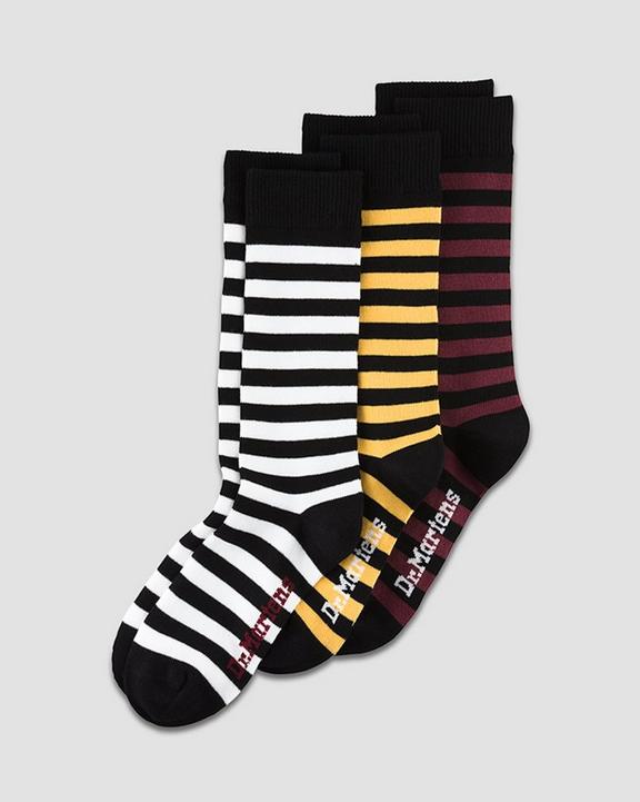 Stripe 3-Pack Socks Dr. Martens