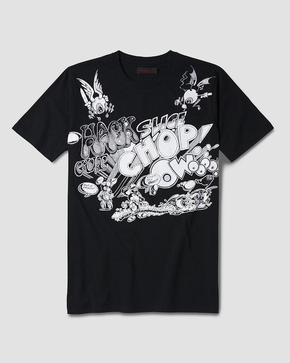 Rick Griffin Black & White T-Shirt in BLACK | Dr. Martens™