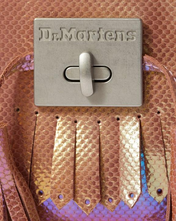 Mini Tassel Iridescent Leather Purse Dr. Martens