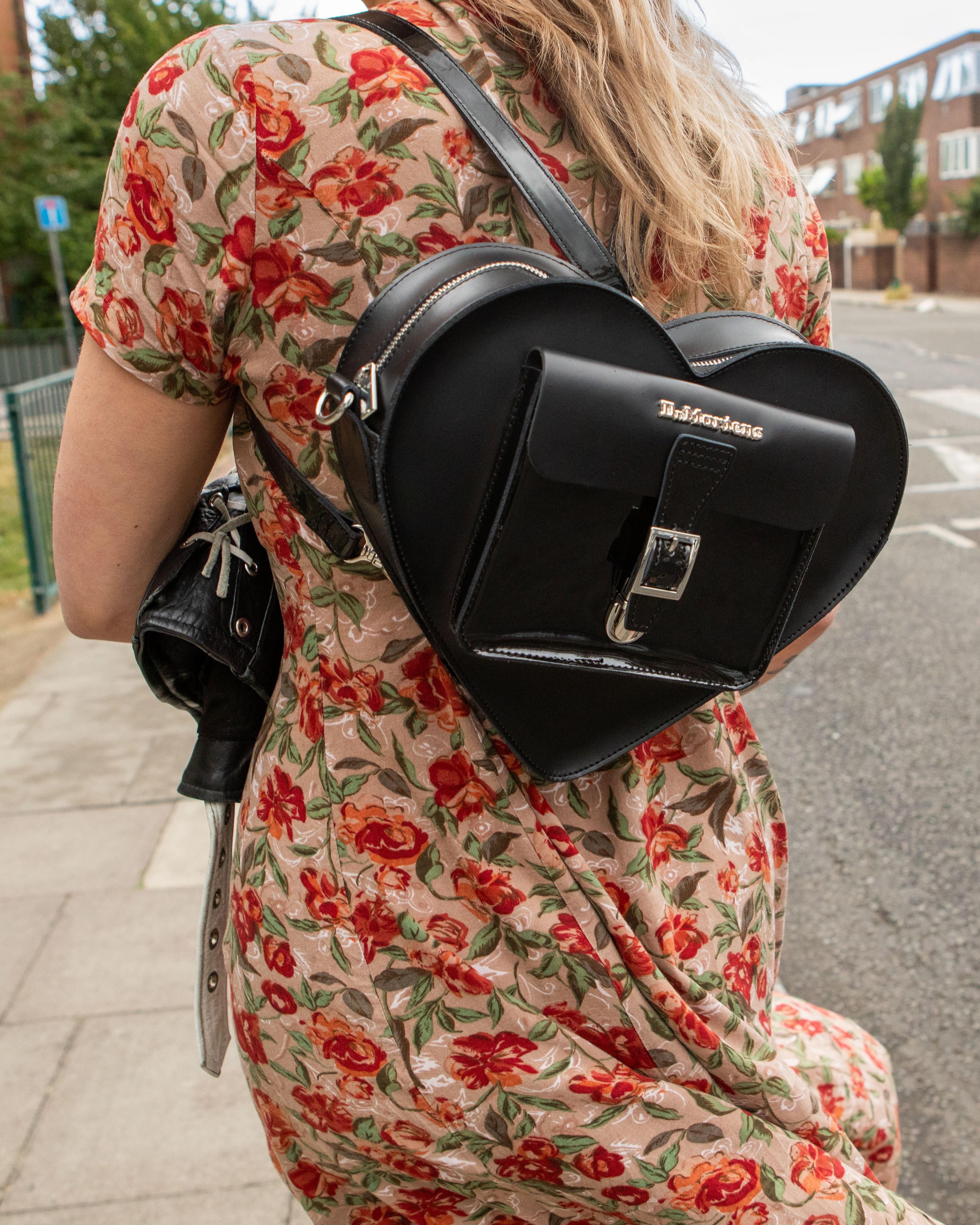 DR MARTENS Heart Shaped Leather Backpack