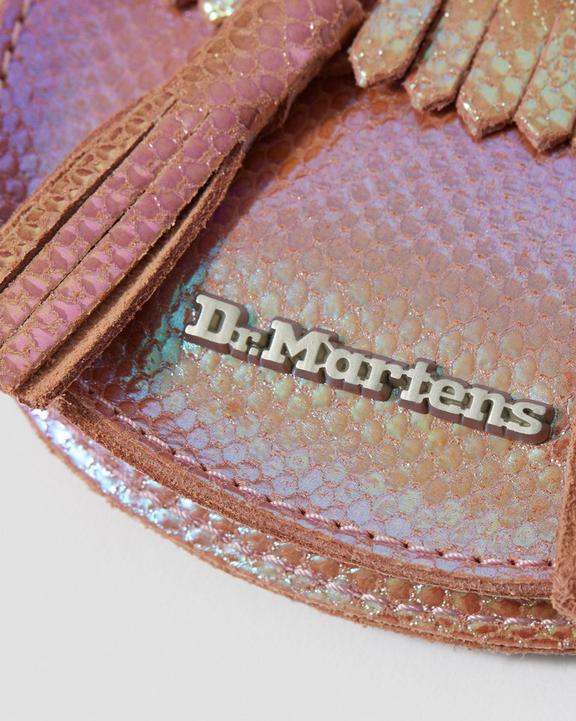 Iridescent Leather Coin Holder Dr. Martens