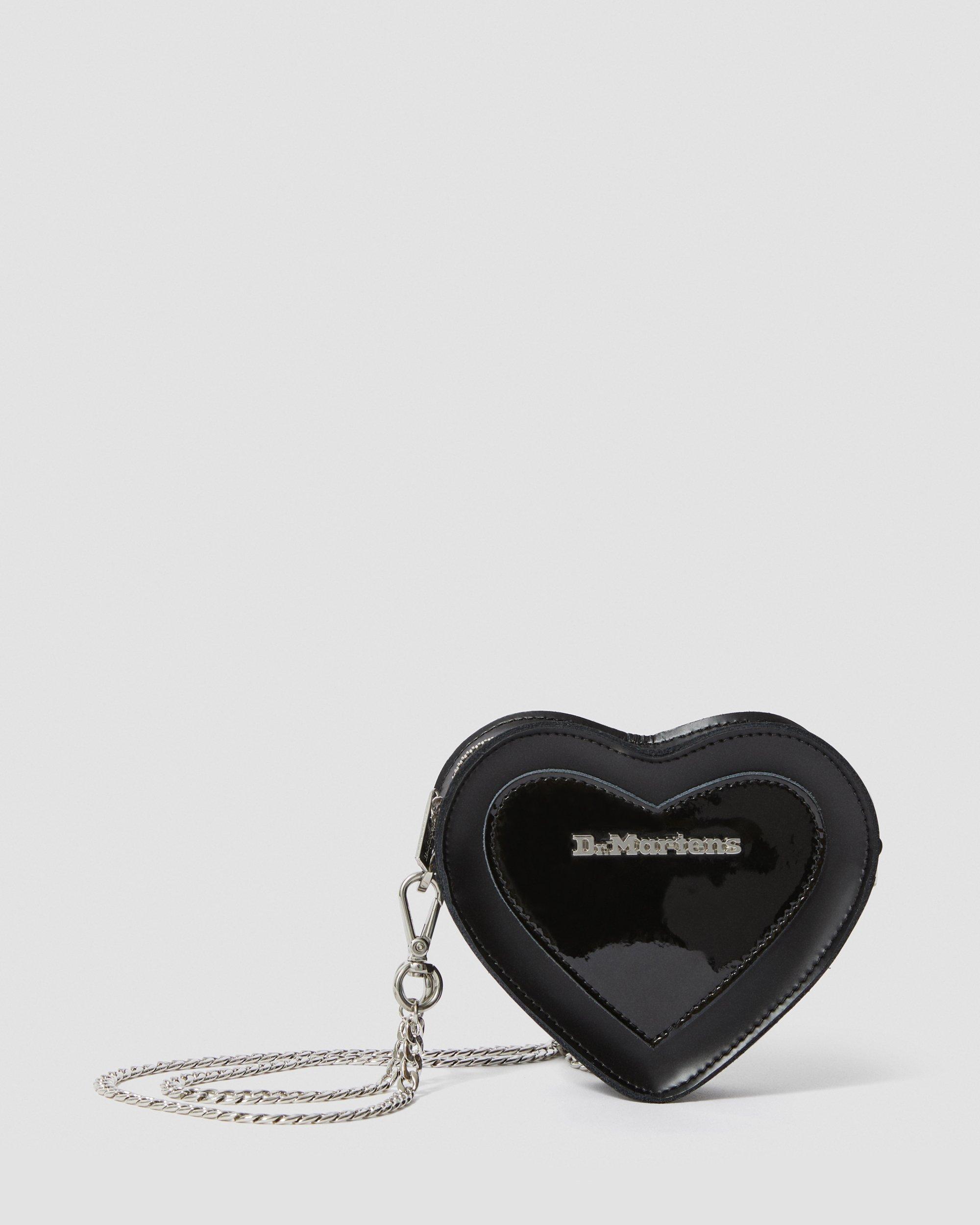 Heart Shaped Leather Purse in Black | Dr. Martens